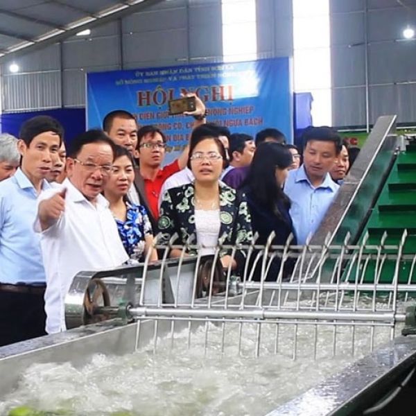 Máy rửa, phân loại cà chua đoạt giải nhất sáng tạo kỹ thuật nhà nông tỉnh Lâm Đồng